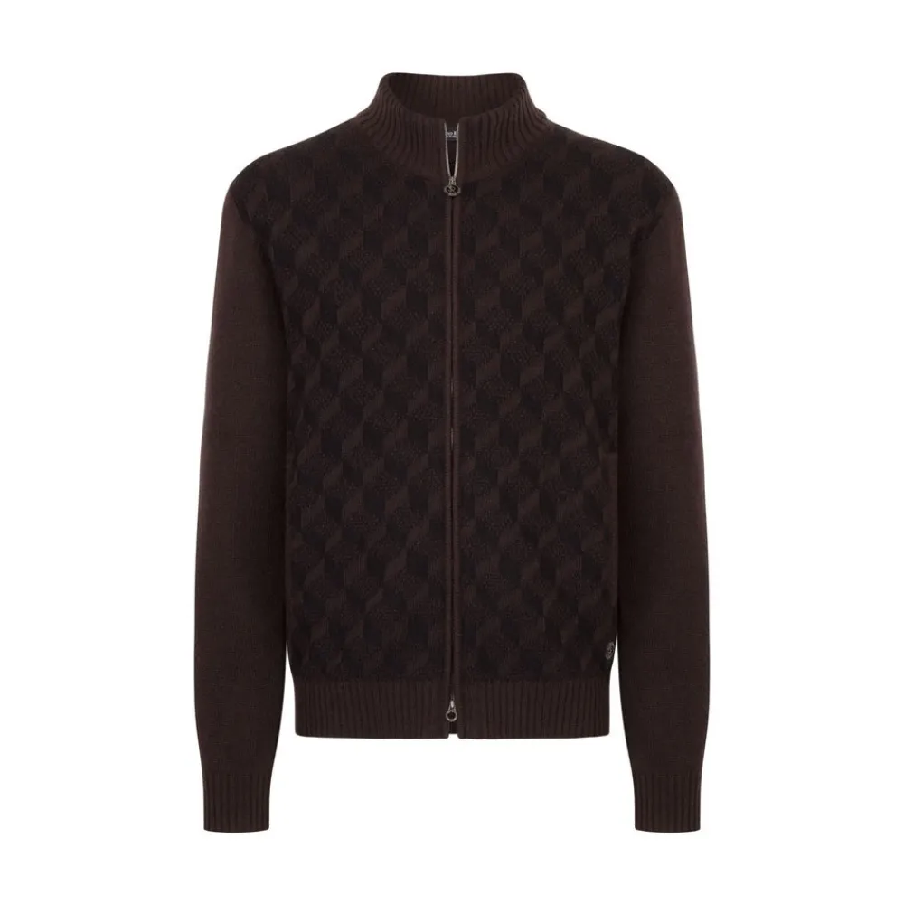 Hot Cashmere Knit Blouson Mens Knitwear