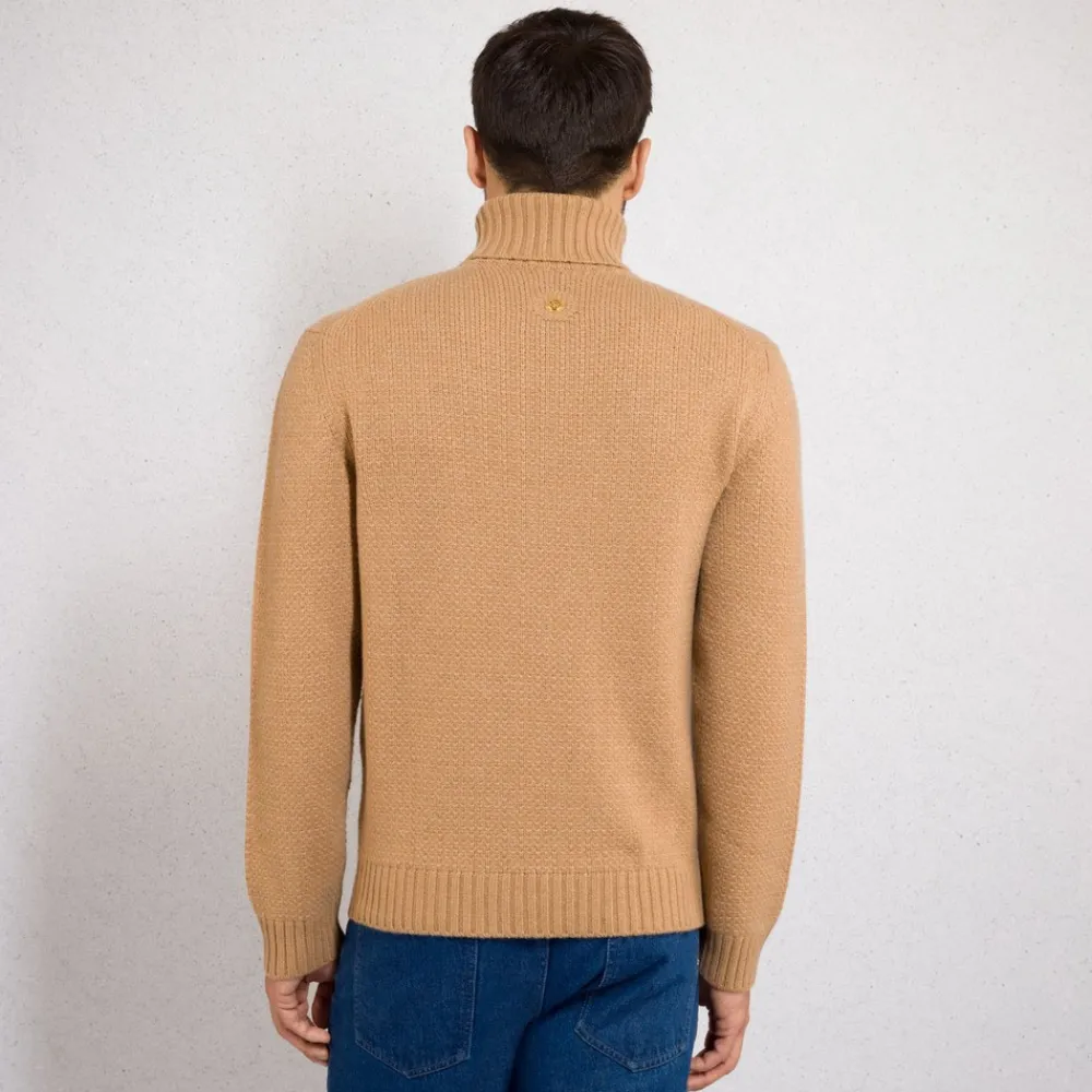 Fashion Cashmere Turtleneck Sweater Mens Knitwear