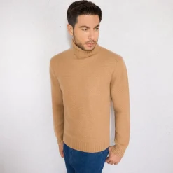 Fashion Cashmere Turtleneck Sweater Mens Knitwear