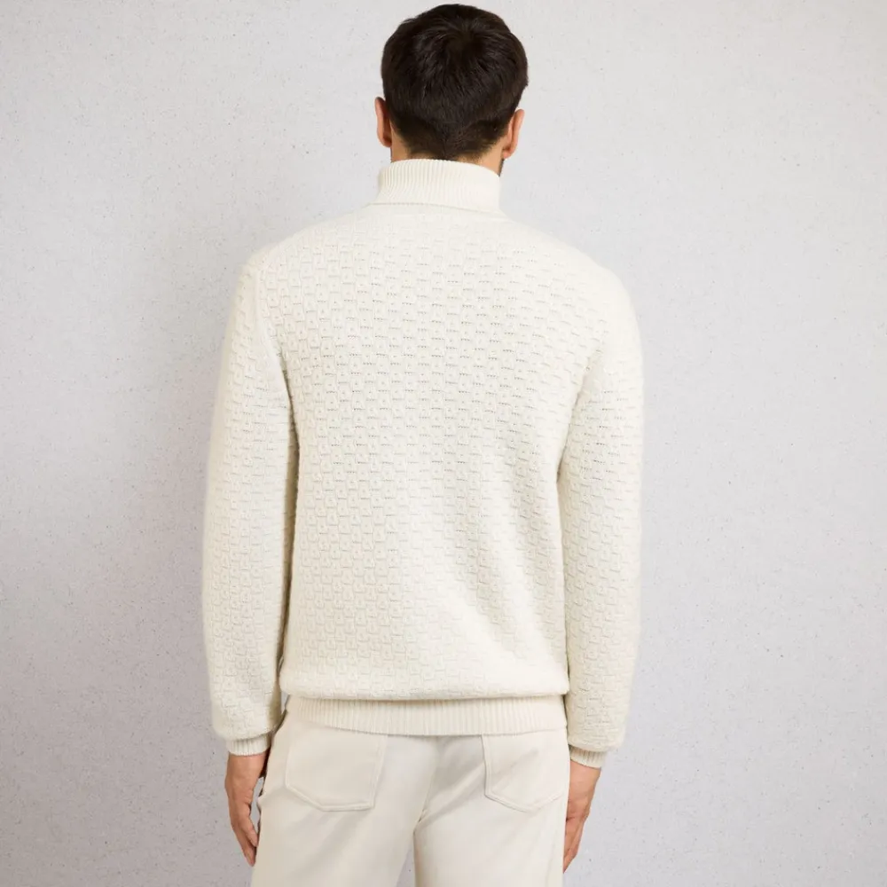 Hot Cashmere Turtleneck Sweater Mens Knitwear
