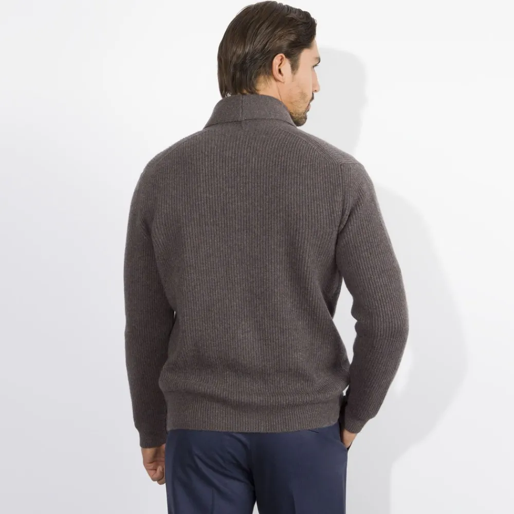 New Chunky Knit Cardigan Mens Knitwear