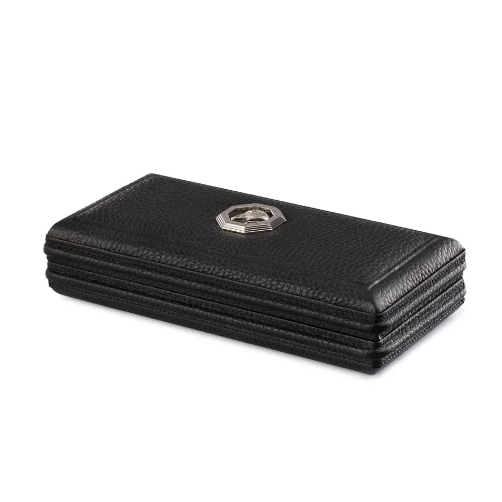 Hot Cigar Case For 3 Cigars In Calfskin Leather Cigar Accessories