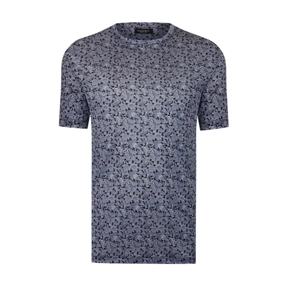 Fashion Crewneck Silk T-Shirt Mens Last Sizes