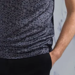 Fashion Crewneck Silk T-Shirt Mens Last Sizes
