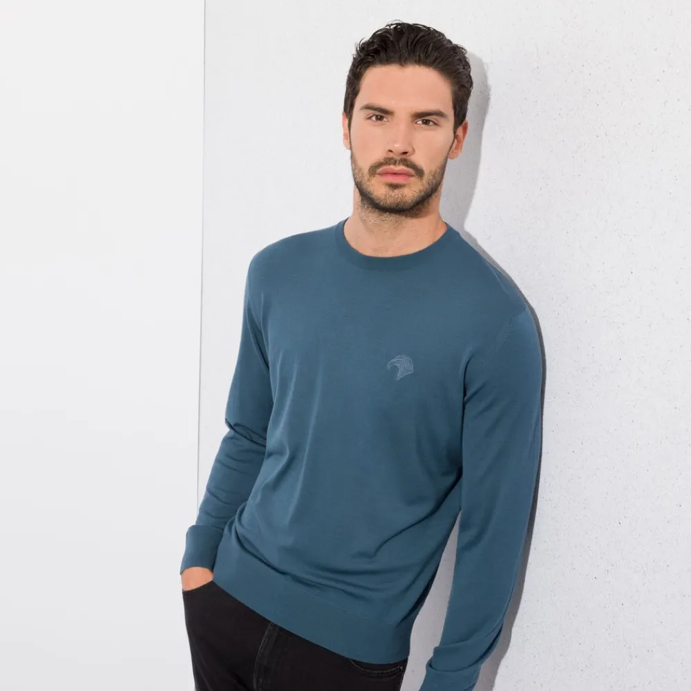 Clearance Crewneck Sweater Mens Knitwear