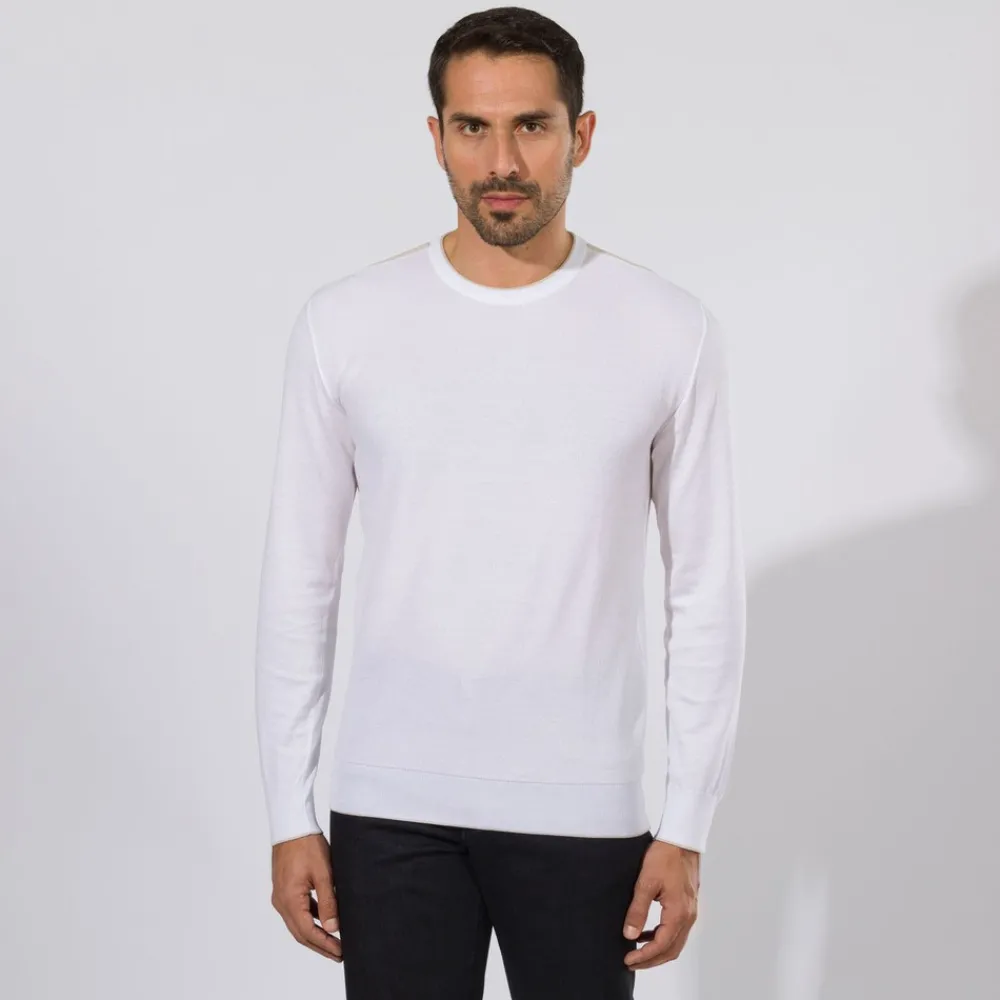 Clearance Crewneck Sweater Mens Knitwear