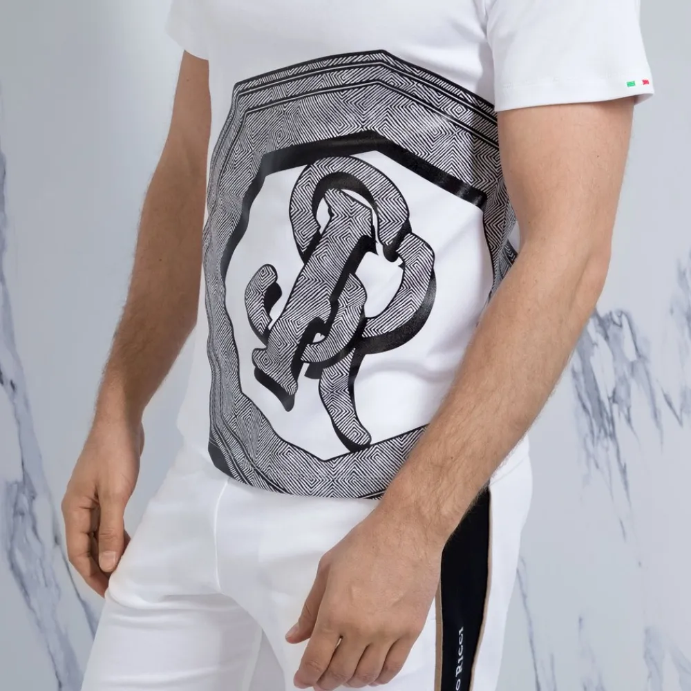Outlet Crewneck T-Shirt Mens Luxury Tech