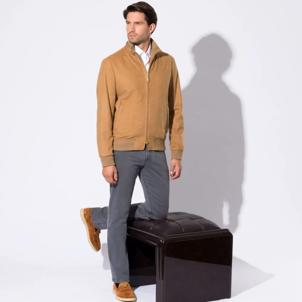 Discount Crocodile And Cashmere Blouson Mens Last Sizes