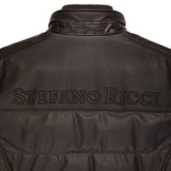 Outlet Crocodile And Lambskin Leather Blouson Mens Outerwear