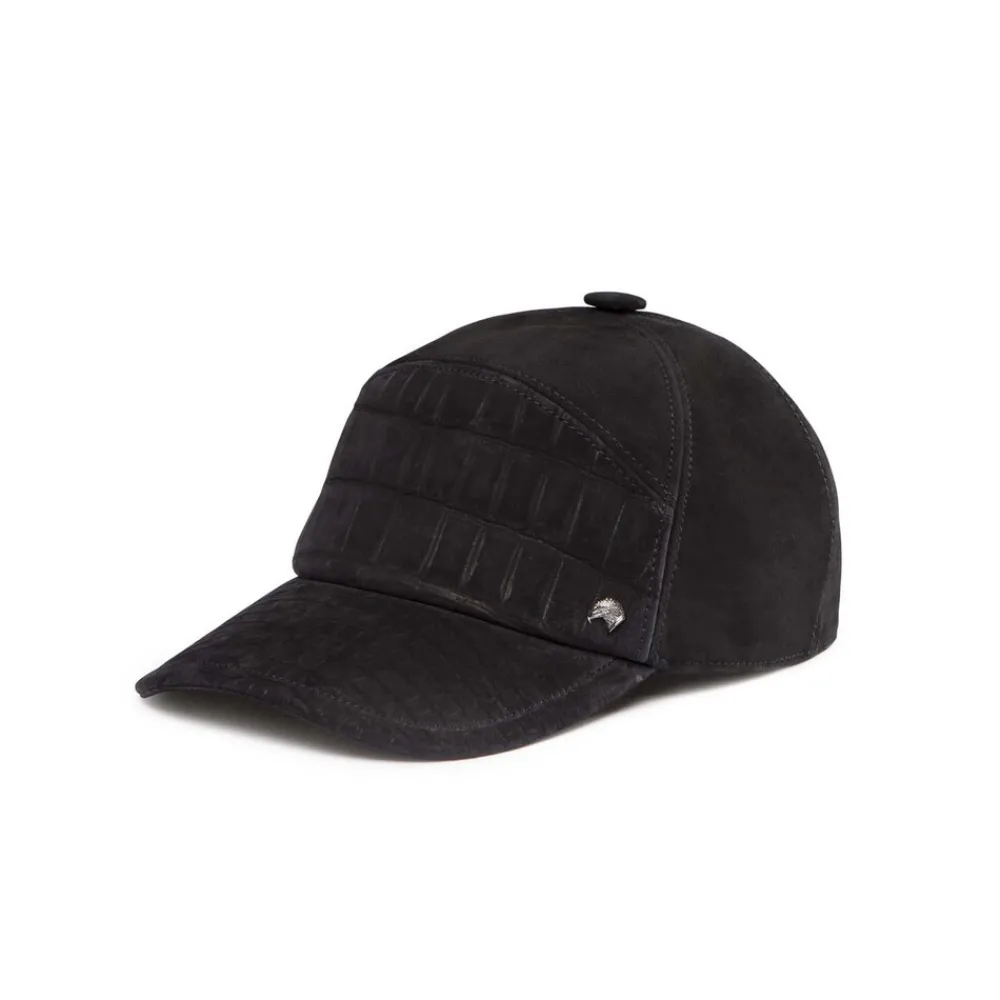 Flash Sale Crocodile And Suede Baseball Cap Hats