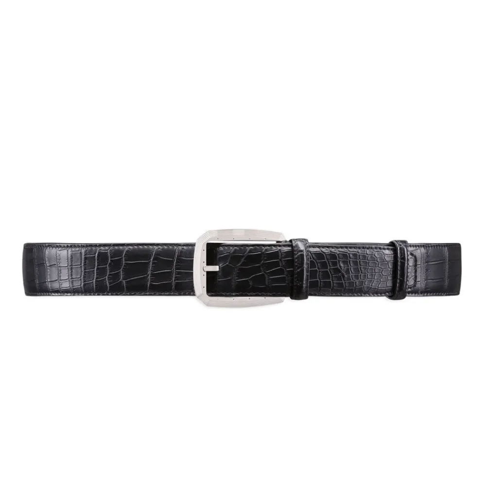 Outlet Crocodile Leather Belt Belts