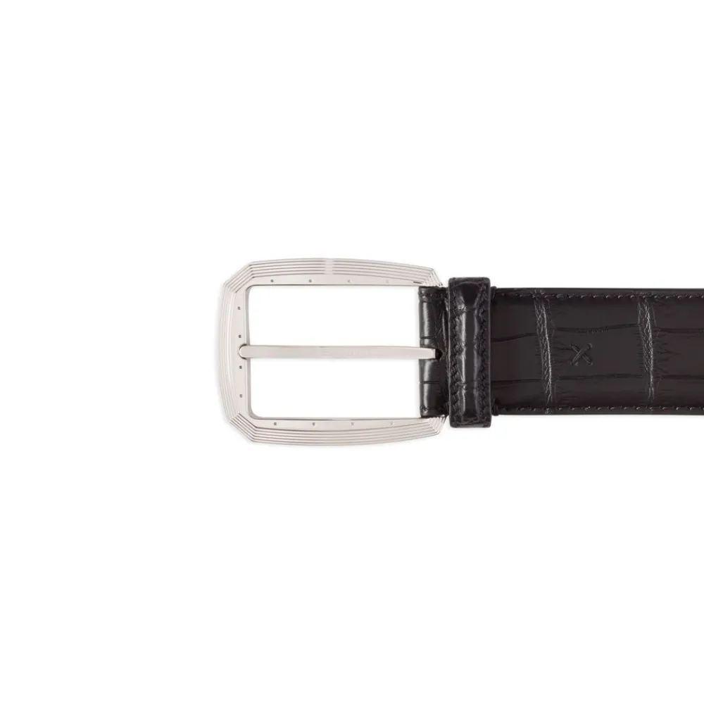 Outlet Crocodile Leather Belt Belts