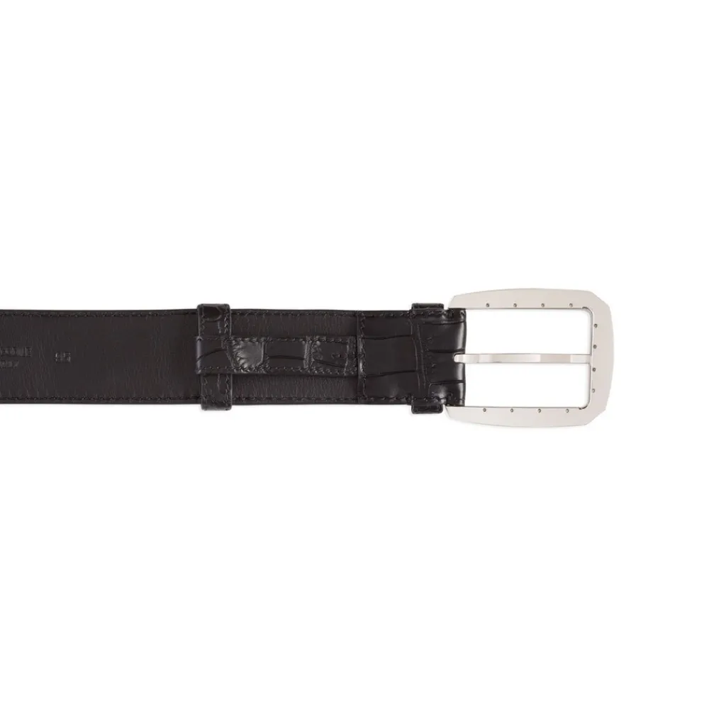 Outlet Crocodile Leather Belt Belts