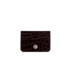 Best Sale Crocodile Leather Card Holder Small Leather Goods