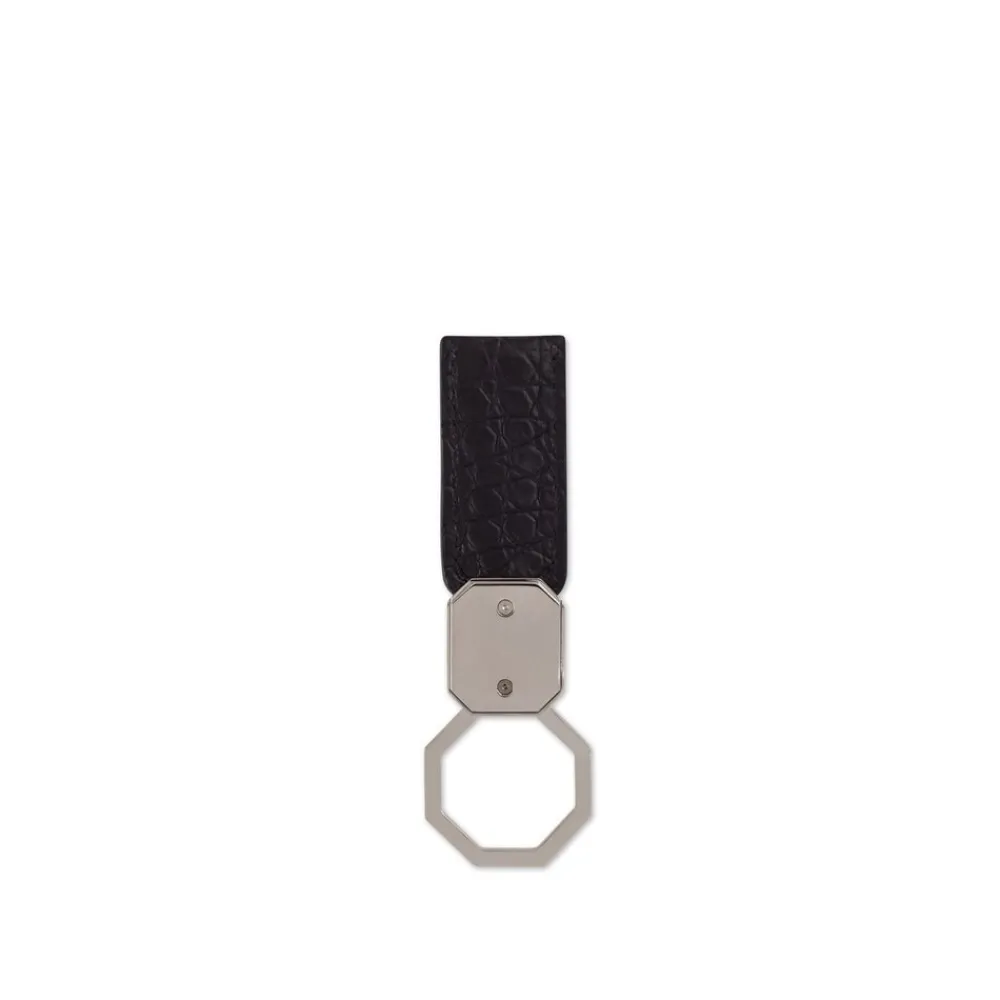 Best Crocodile Leather Key Ring Small Leather Goods