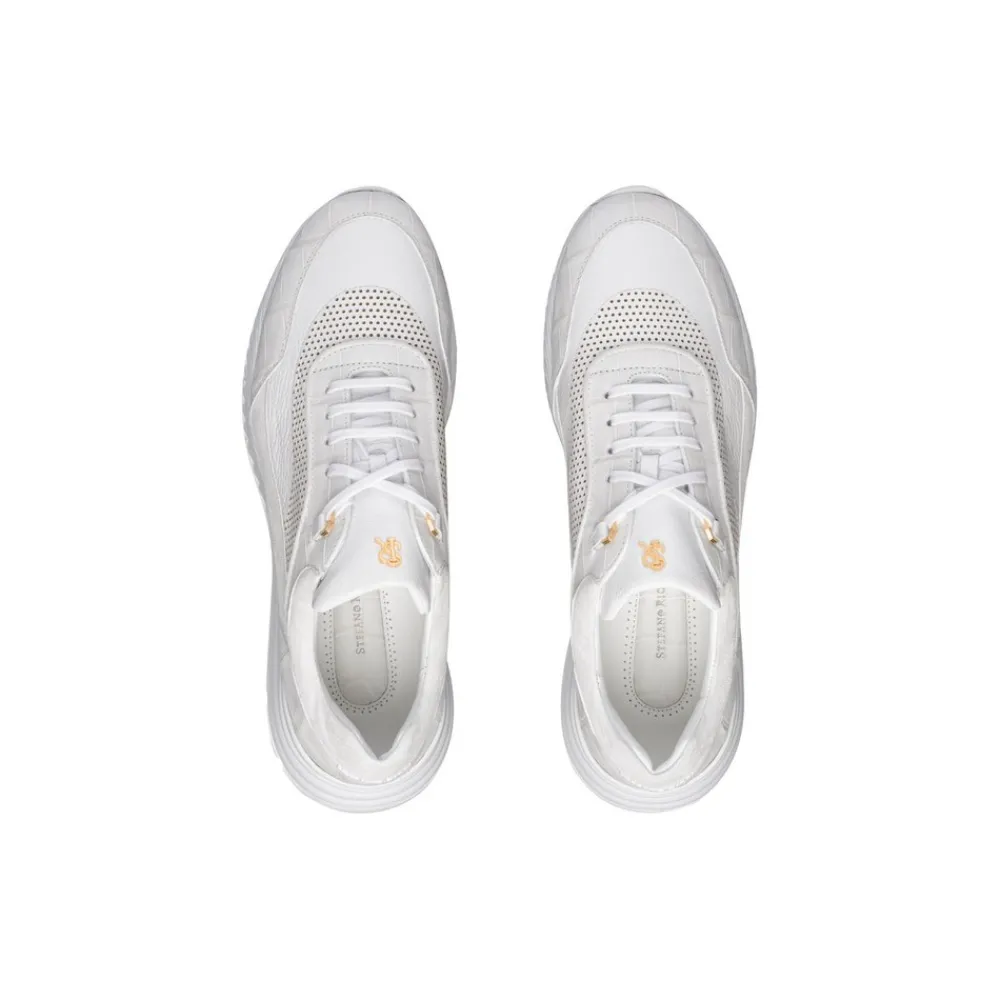 Best Sale Crocodile, Suede And Deer Leather Sneakers Sneakers
