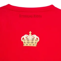 Cheap Crown Motif Crew Neck T-Shirt Mens T-Shirts