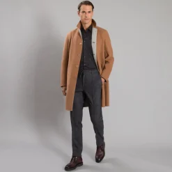 Store Deconstructed Wool Coat Mens Outerwear