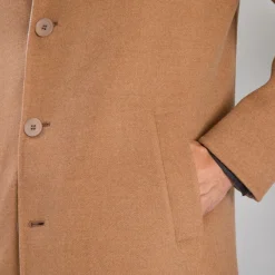 Store Deconstructed Wool Coat Mens Outerwear
