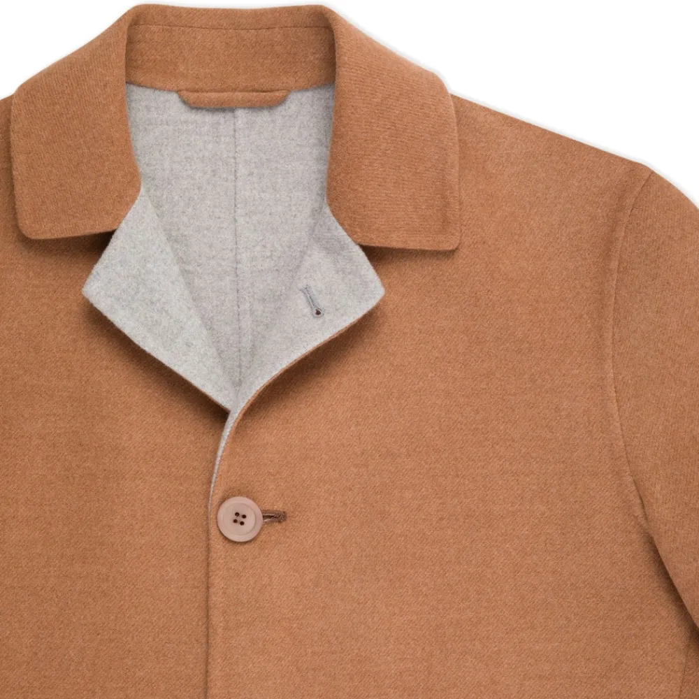Store Deconstructed Wool Coat Mens Outerwear