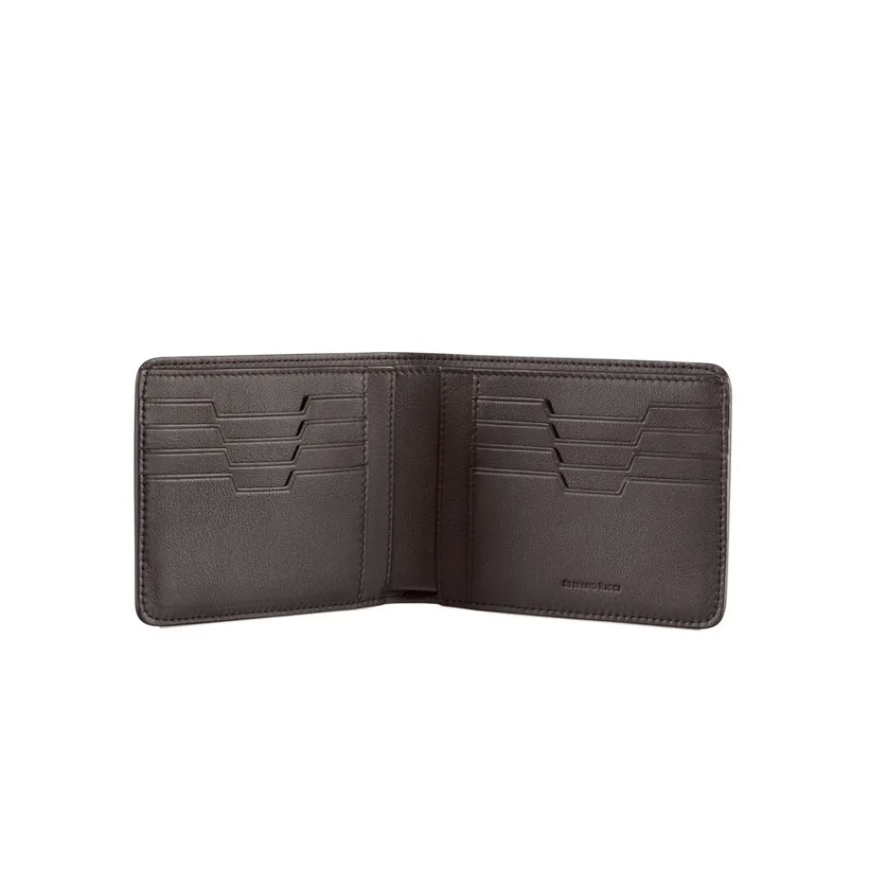Store Diamante Crocodile And Calfskin Bifold Wallet Small Leather Goods
