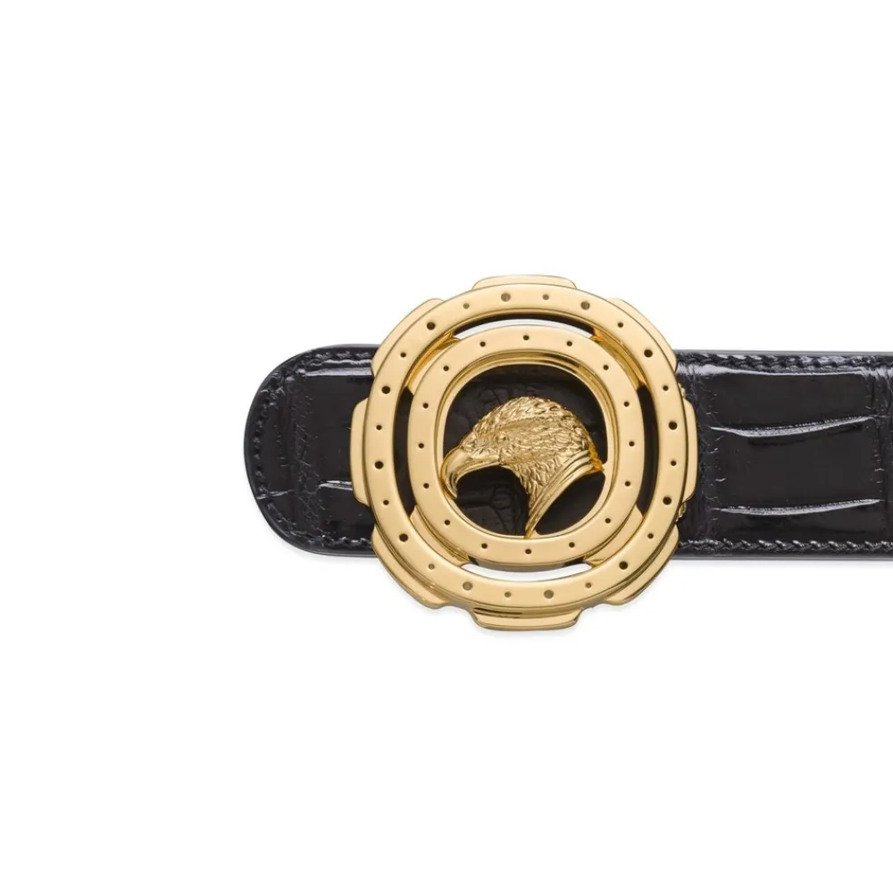 New Diamante Crocodile Leather Belt Belts
