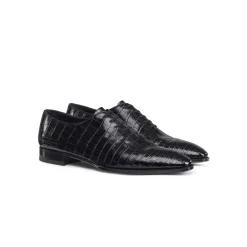Cheap Diamante Crocodile Leather Oxford Shoes Oxford & Derbies