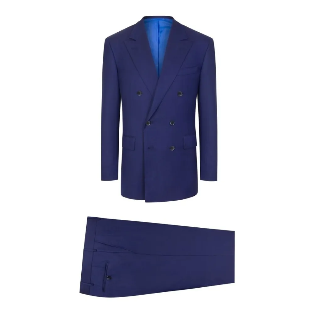 Hot Double Breasted Suit Mens Last Sizes