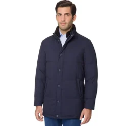 Sale Down Coat With Beaver Fur Collar Mens Outerwear