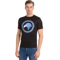 Best Eagle Head Embroidered T-Shirt Mens T-Shirts
