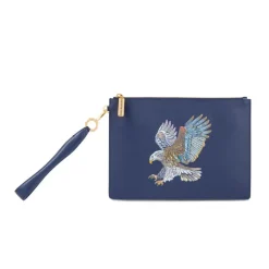 Fashion Hand Painted Calfskin Document Holder Bag Small Leather Goods