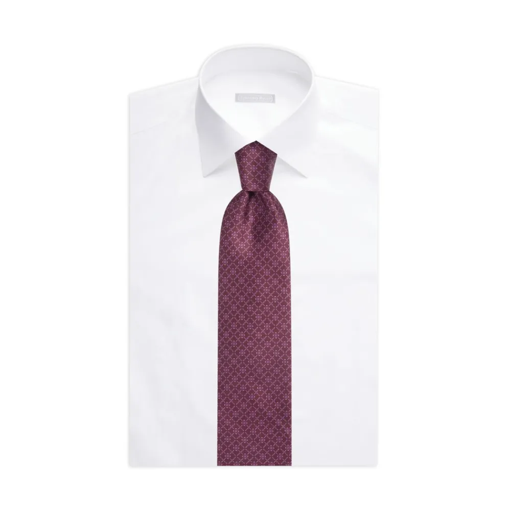 Clearance Hand Printed Luxury Silk Tie Ties