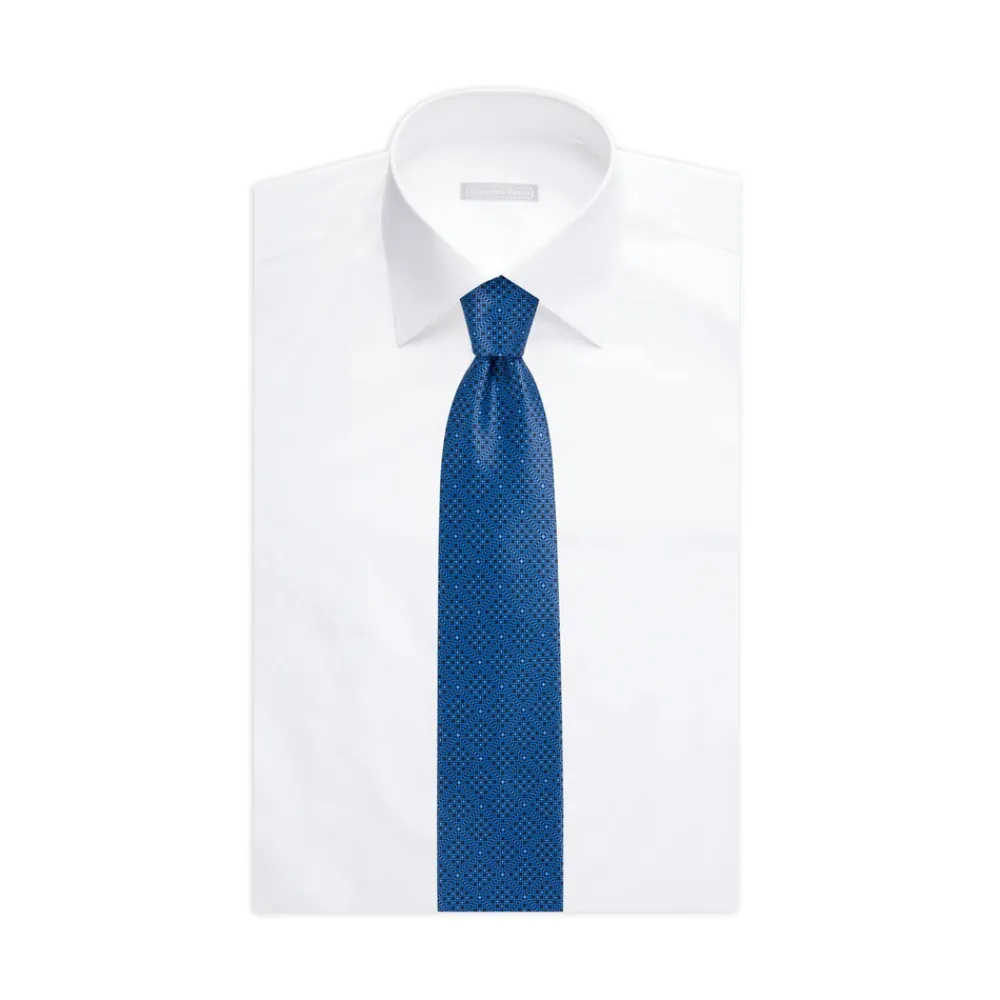 Sale Hand Printed Silk Tie Ties