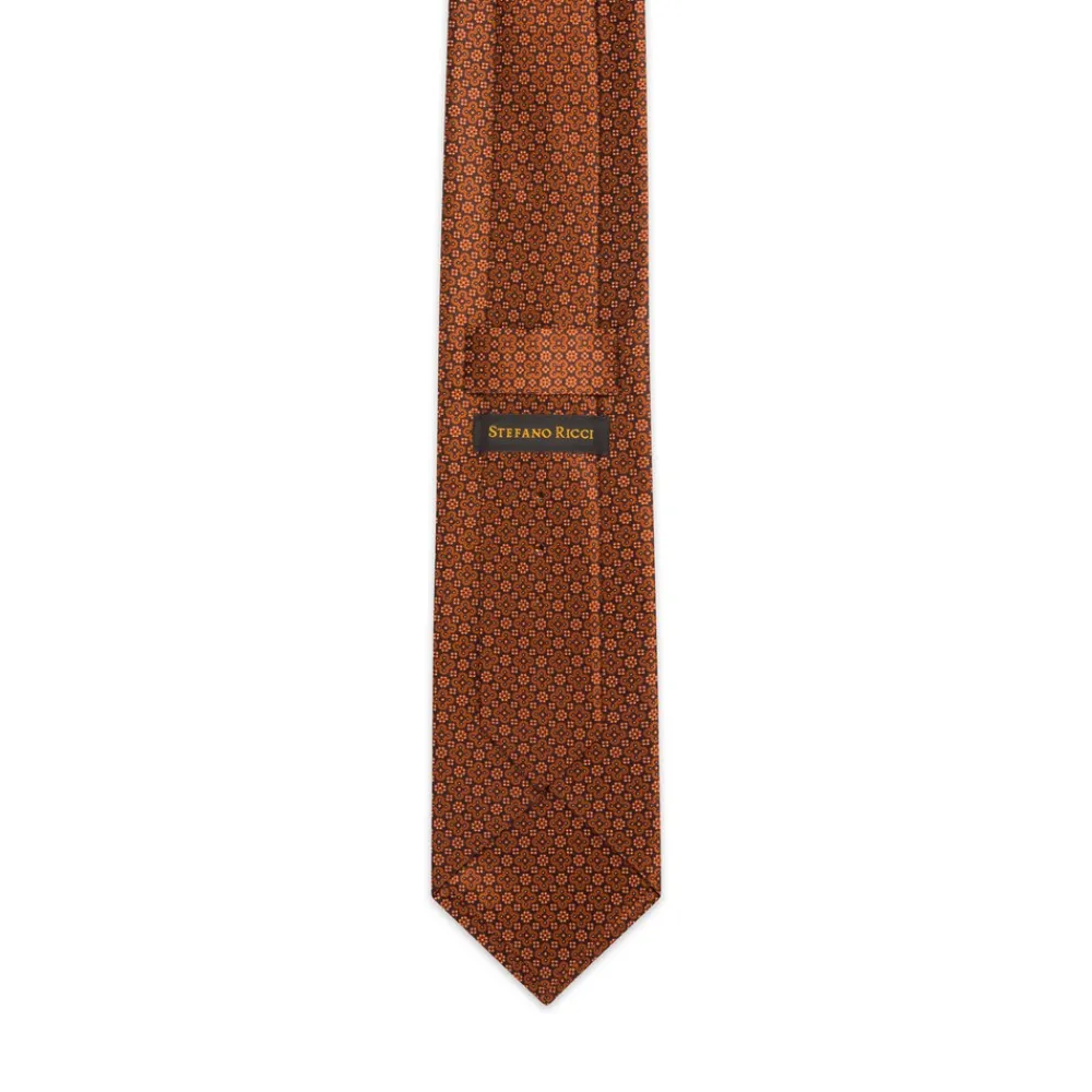 New Hand Printed Silk Tie Ties
