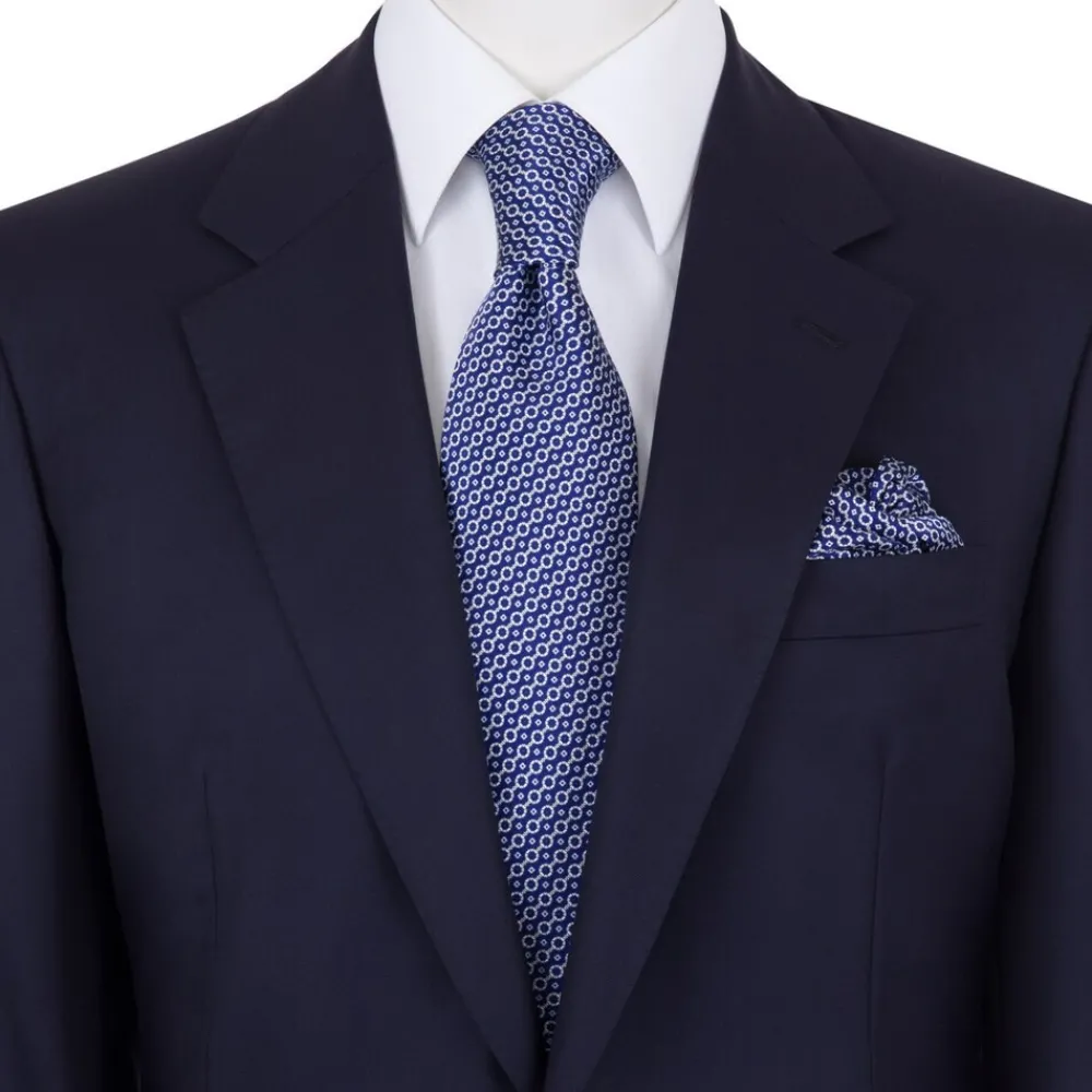 Sale Hand Printed Silk Tie Set Ties