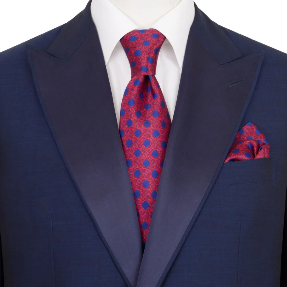 Clearance Hand Printed Silk Tie Set Ties