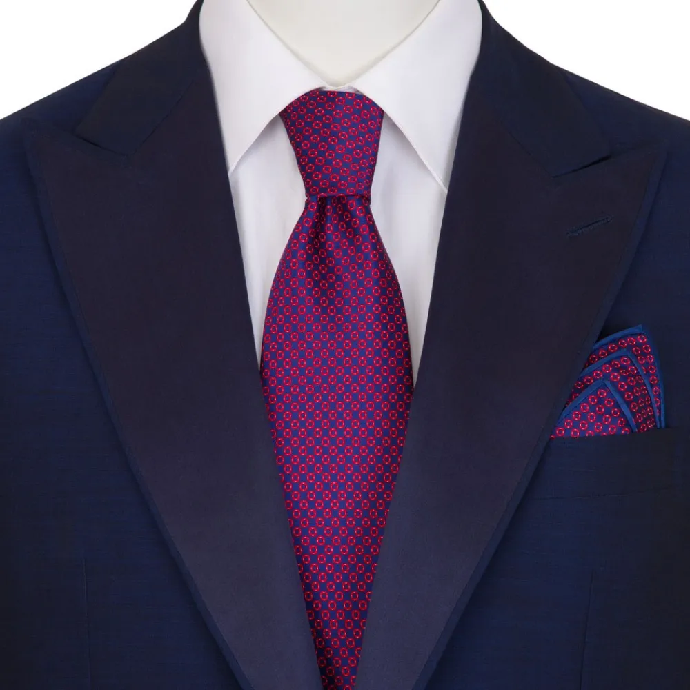 Store Hand Printed Silk Tie Set Ties