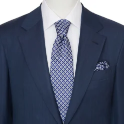 Discount Hand Printed Silk Tie Set Ties