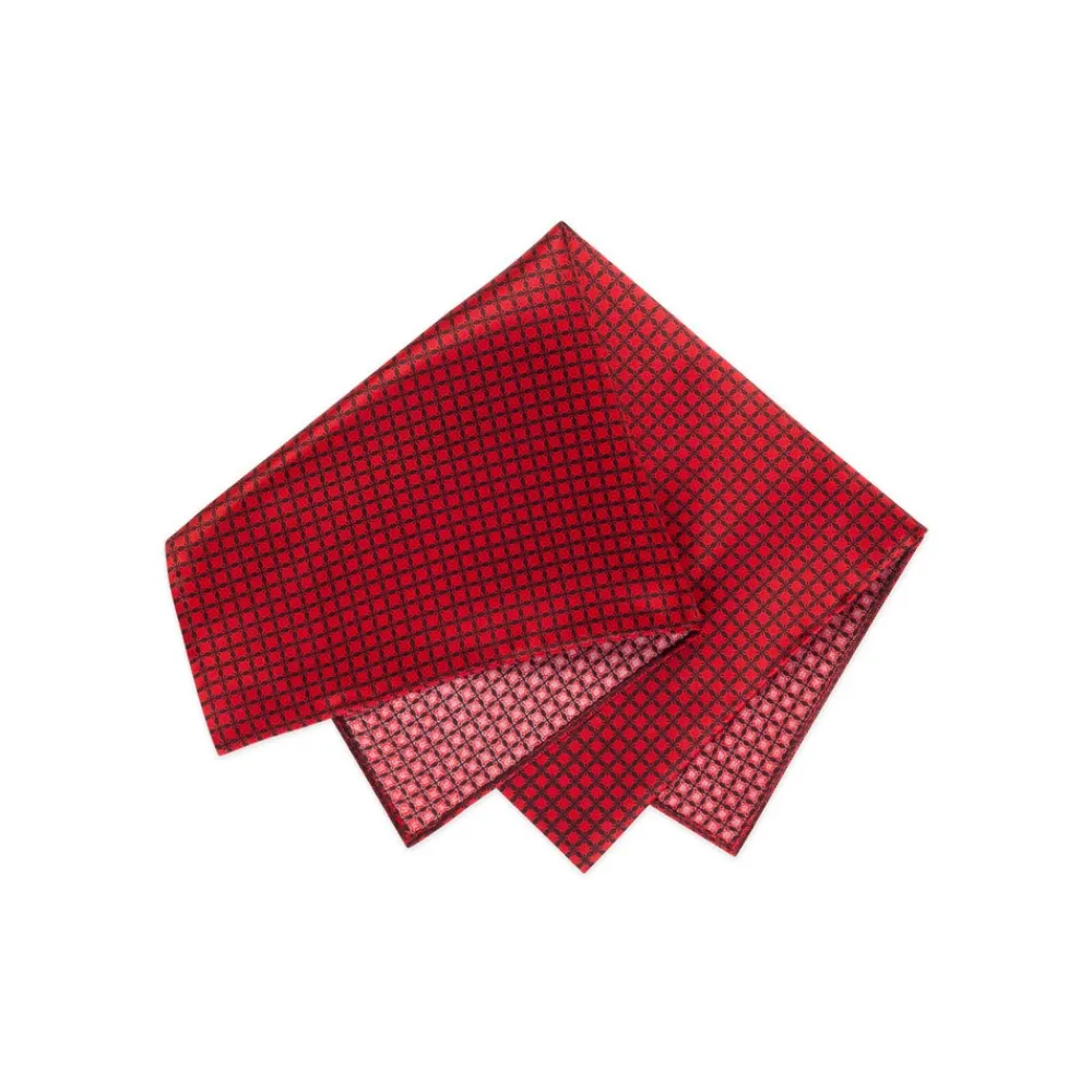 Online Hand Printed Silk Tie Set Ties