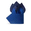 Outlet Hand Printed Silk Tie Set Ties