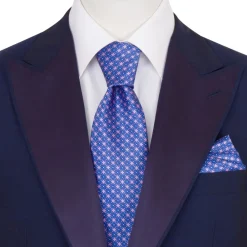 Flash Sale Hand Printed Silk Tie Set Ties