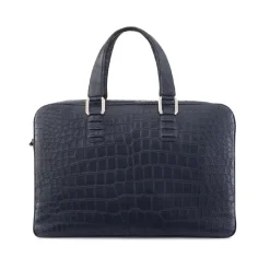 Cheap Handmade Business Bag In Matted Crocodile Leather Bags
