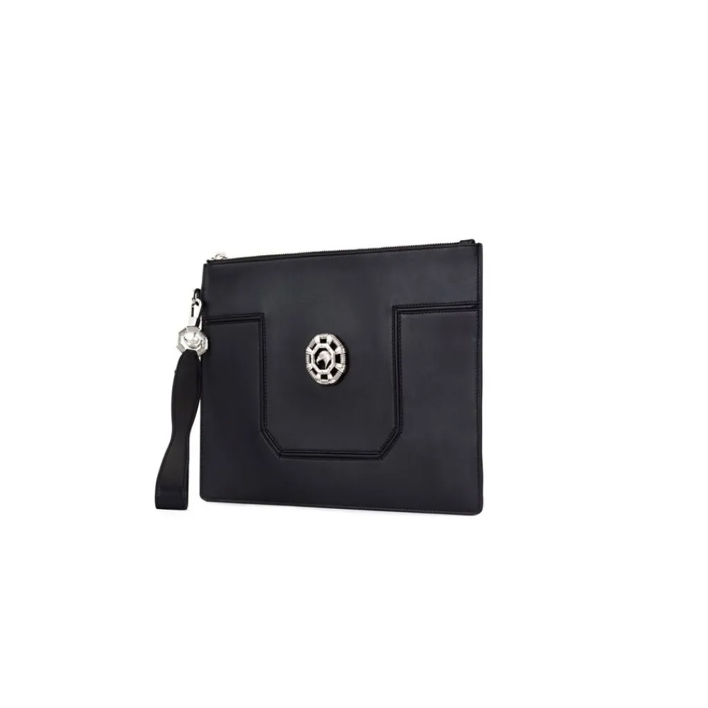 Online Handmade Calfskin Document Holder Bag Small Leather Goods