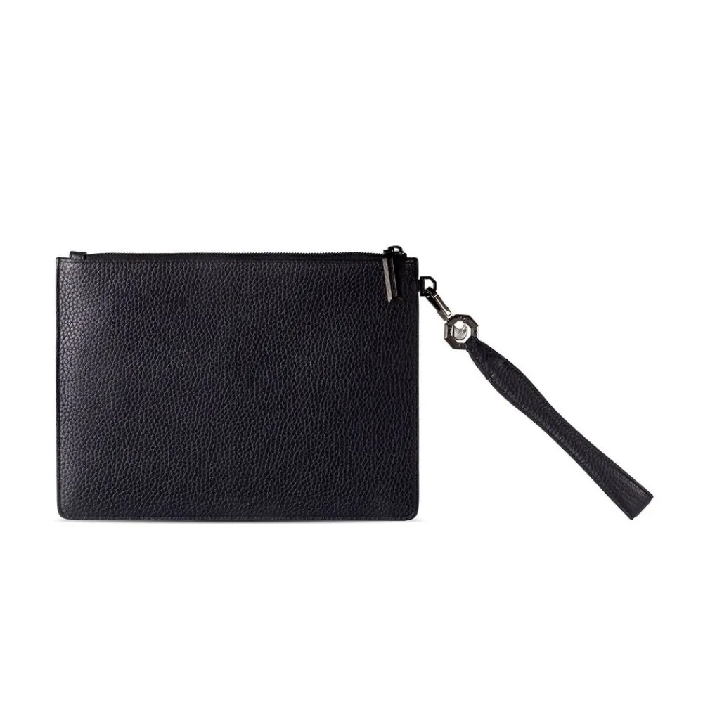 Store Handmade Calfskin Document Holder Bag Small Leather Goods