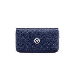 Best Sale Handmade Calfskin Leather Zip Wallet Small Leather Goods