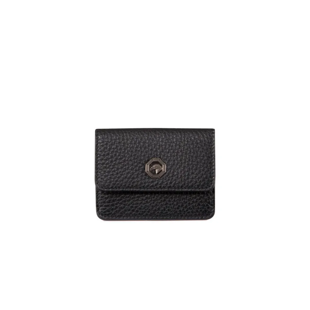Fashion Handmade Calfskin Leather Card Holder Small Leather Goods