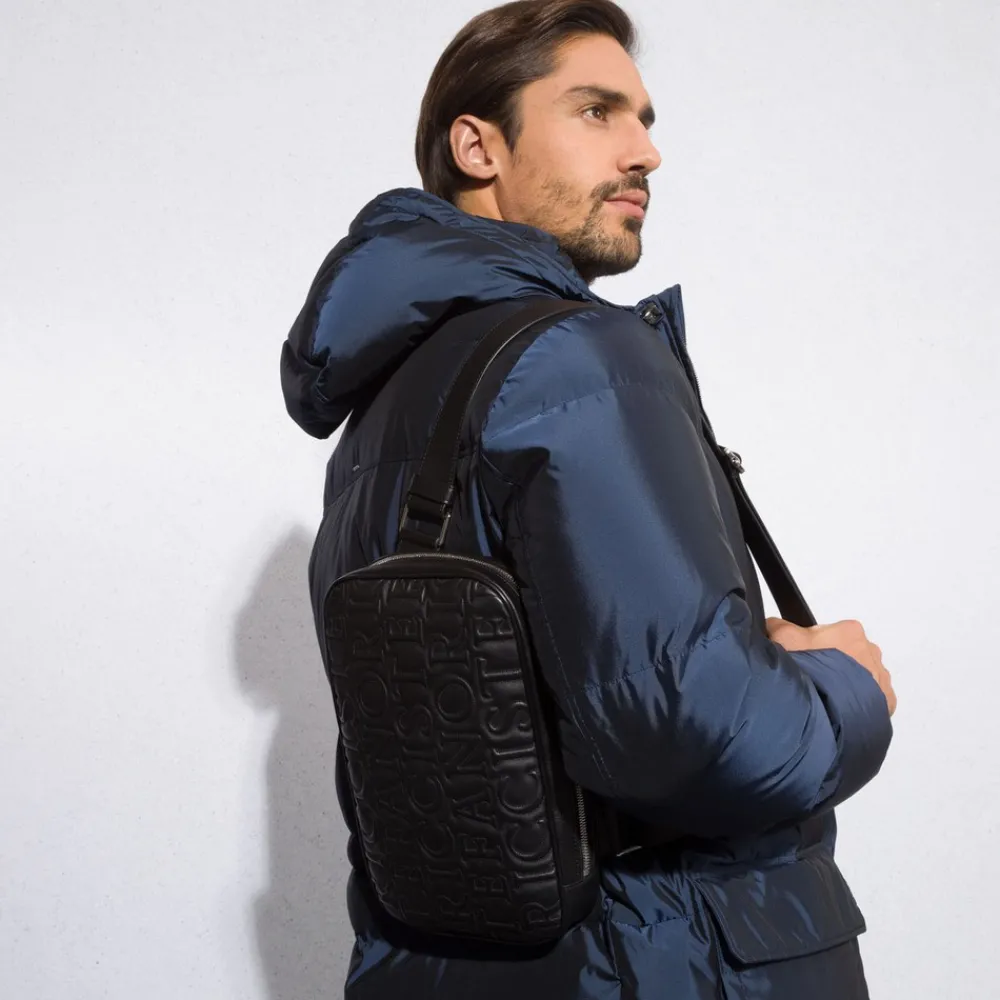 Flash Sale Handmade Calfskin Leather Sling Backpack Bags