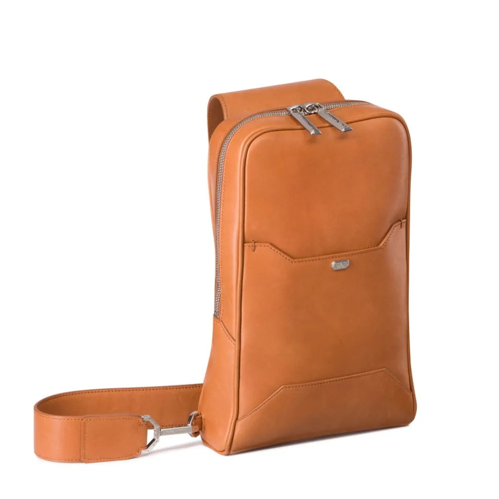 Best Sale Handmade Calfskin Leather Sling Backpack Bags