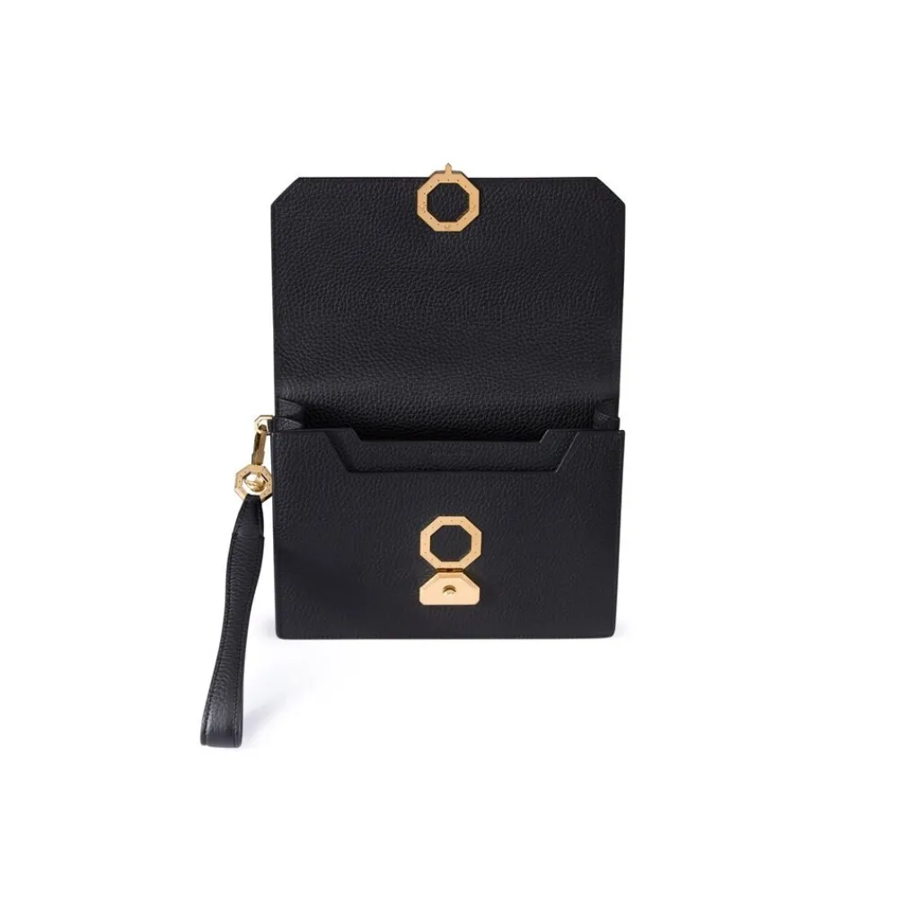 Outlet Handmade Calfskin Travel Pouch Small Leather Goods