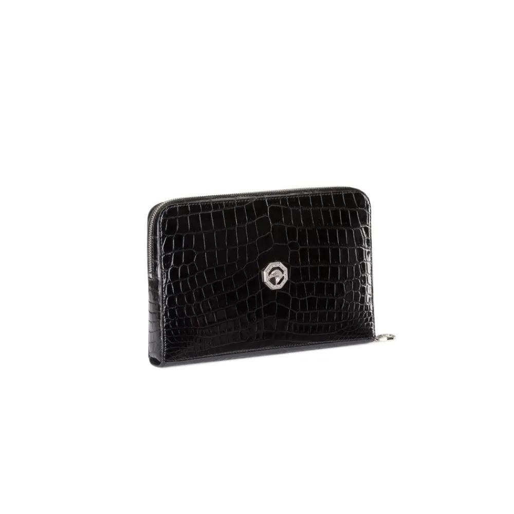 Discount Handmade Calfskin Travel Pouch Small Leather Goods